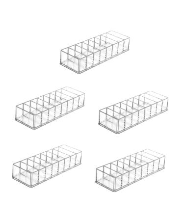 MAGICLULU 5pcs Box display stand highlighter Acrylic eyeshadow lipstick holder Organizer