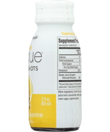 Rescue Ginger Shots Lemon & Cayenne 2 oz (1 Item only) - Buy Online on GoSupps.com