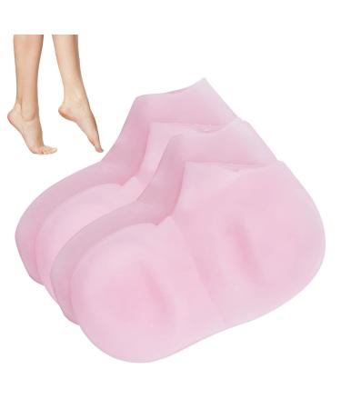 2 Pairs Reusable Anti-Crack Peeling Spa Gel Socks for Men & Women - Size M (36-38) - Perfect Pedicure Treatment - Buy Online on GoSupps.com