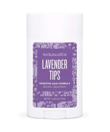 Schmidt's Lavender Tips Aluminum-Free Deodorant Stick for Sensitive Skin - 2.65 oz (3 Pack) - Buy Online on GoSupps.com