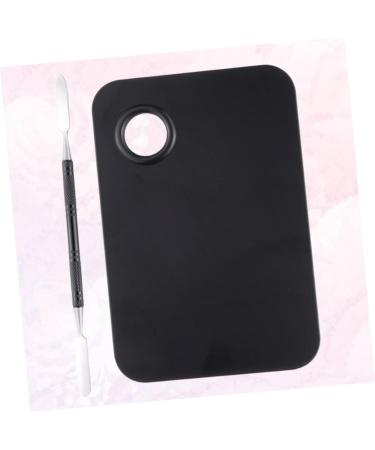 STOBOK 4 Pcs Empty Makeup Palette - Paint Mixing & Makeup Mixing Tool - Essential Nail Kit for Foundation & Color Mixing (Black 11.5x7.5cm - Buy Online on GoSupps.com