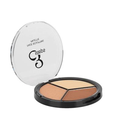 3-in-1 Make-Up Palette: Multicolored Face Highlight Concealer & Contour Powder | Durable Cosmetic Foundation - Buy Online on GoSupps.com