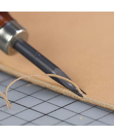 WUTA 4pc Leather Edge Bevelers Set - High Carbon Steel Skiving Tools for Keen Edge Cutting in Leathercraft (0.8mm+1mm+1.2mm+1.4mm) - Buy Online on GoSupps.com