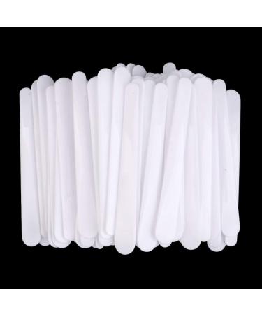 Backbayia 100pcs Plastic Cream Spatula Set - Perfect Cosmetic Mask & Cream Spoon Applicator for Beauty and Skincare - Buy Online on GoSupps.com