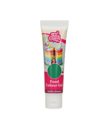 Funcakes Food Color Gel Holly Gr n: Highly concentrated food coloring for dough cream fondant marzipan dough.Simple dosage.Individual drops to create living colors.Halal.30 g Holly Green - Buy Online on GoSupps.com