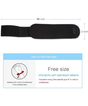 Buy Athletic Wrist Brace - Neoprene Support & Compression for Gym Use | International Shipping Available - Buy Online on GoSupps.com