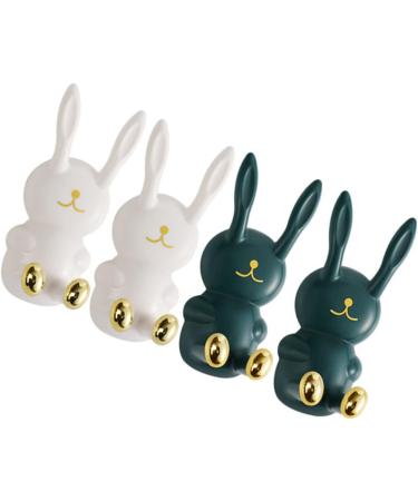 Alipis 16 StK Sticky Hooks - Versatile Bathroom Shaver Holder & Toothbrush Hooks Wall Connector Cable Organizers - White - Buy Online on GoSupps.com