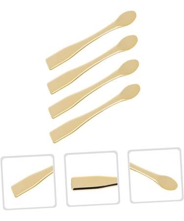 Hemoton 48 pcs mini spatula for cosmetics cosmetics applicator cosmetics spatula abs 6.00X0.70X0.70CMx4pcs Goldenx4pcs - Buy Online on GoSupps.com