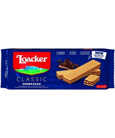 Loacker Loacker Wafer Cocoa and Chocolate Waffles 175 g Pack of 12
