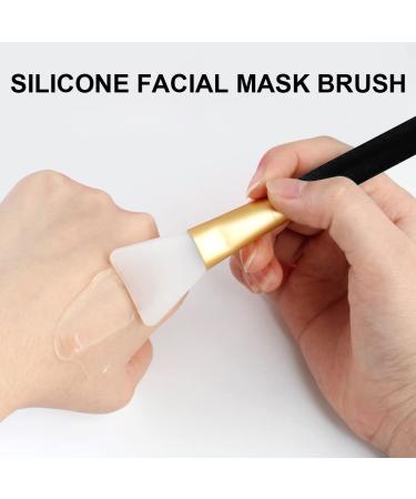 2-Pack Silicone Face Mask Brushes - Hairless Applicator for Serums & DIY Masks Perfect for Makeup Application - Buy Online on GoSupps.com