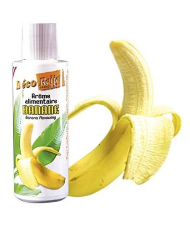 D co Relief - Banana Liquid Flavor 125ml - Food Flavor for Baking Cooking - Professional Ingredient