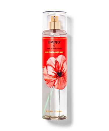 Bath & Body Works Poppy Fine Fragrance Body Spray Mist 8 fl oz / 236 mL (Poppy)