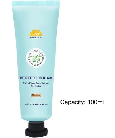 Tinted sun protection for the face moisturizing body foundation SPF 30 100 ml longlasting care makeup for outdoor sports tropical travel swimming and daily use medium - Buy Online on GoSupps.com