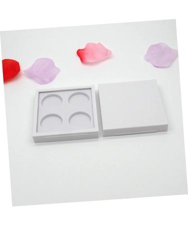HAPINARY 2pcs 4 Makeup Accessories Aluminum Tin Jars Eyeshadow Containers Empty Eyeshadow Tins Empty White - Buy Online on GoSupps.com