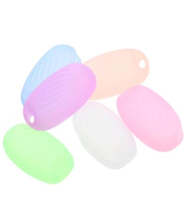 FRCOLOR 6Pcs Toothbrush Covers Toothbrush Head Cover Cap Travel Toothbrush Covering Toothbrush Cover