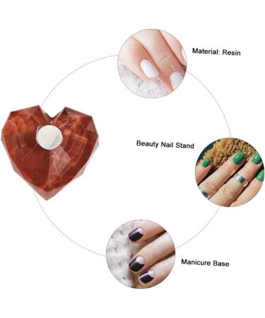 FRCOLOR 4 Sets Nail Practice Holder Clear Stand Nail Polish Holder Magnetic Holder Nail Stand for Practice Crystal Base Holder Nail Art Practice Holder Manicure Practice Stand - Buy Online on GoSupps.com