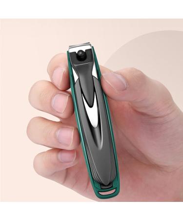 Allayu Anti-Splashing Nail Cutter Creative For Mess-Free Nail Cutting Experience Durable Stainless Steel Colorful Nail Clippers pink Oblique mouthpiece Oblique mouthpiece Pink - Buy Online on GoSupps.com