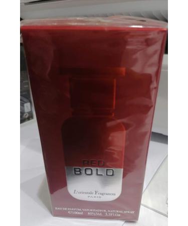 L'ORIENTALE FRAGRANCES Red Bold Eau De Parfum Spray for Men 3.4 Ounce