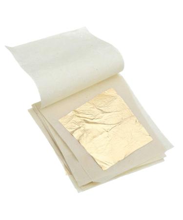 Genuine 24 Karat Edible Gold Leaf Sheets from Germany (10 Pure Edible 24K Gold Leaves - Size: 1.71.7 inch) - Elevate Cake Decorations, Gold Gilded Desserts - Highest Food Grade