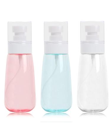 3 Pack Travel Spray Bottle Small Spray Bottle Travel Size Leak Proof Refillable Fine Mist Spray Bottle Mini Spray Bottles Fine Mist Empty Travel Bottle Set for Perfume Essential Oils (100ml)