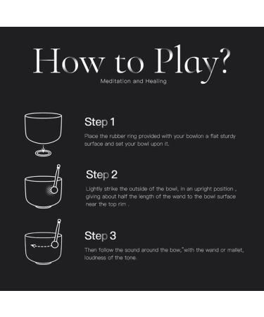 6-12 Inch Crystal Singing Bowls Chakra Sets for Sound Healing Therapy and Meditation Balancing Body Chakra Adjusting Emotional State (Size : 440hz) - Buy Online on GoSupps.com