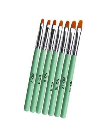 1 Set Nail Art Nail Dip Kits Nail Decoration Tool Nail Painting Brush Nail Painting Pen Nail Dotting Brush Nail for Nail Art Brush on Nail Kit Suite Wooden Painted