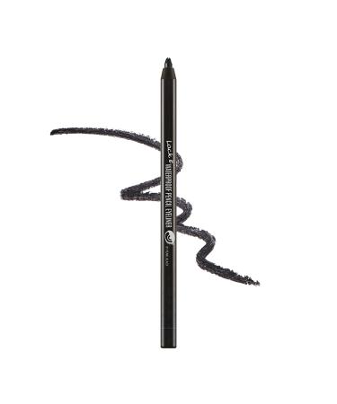 L.O.C.K. Color it Waterproof Pencil Eyeliner   01 Pearl Black    Long-Lasting Waterproof & Smudge-Proof Eye liner  K beauty korean makeup eye line stick Net. 0.018 oz. / 0.5 g Shimmery Shadow