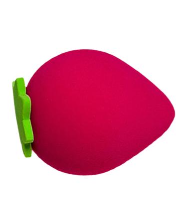 Cute Makeup Sponge Egg - Cute Fruit Shape Soft Beauty Sponge - Versatile Makeup Blender Multi-Purpose Tool for Makeup Beginners Beauty Lovers Strawberry