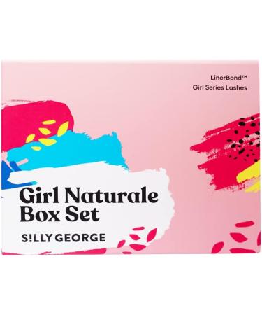 Silly George Girl Naturale Box Set: Clear + Black LinerBondPro Lash Adhesive Eyeliner with 3 Pairs of Girl Series Lashes and Tweezers - Buy Online on GoSupps.com
