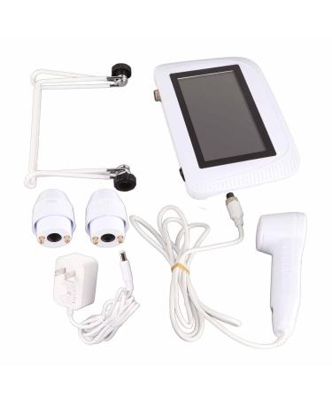 5 Inch Rechargeable Scalp Hair Follicle Oil Moisture Hair Follicle Analyzer Scalp Hair Detector Scalp Detector Magnifying Detector Analyzer Skin Pigment Tester 100 240V (US Plug)