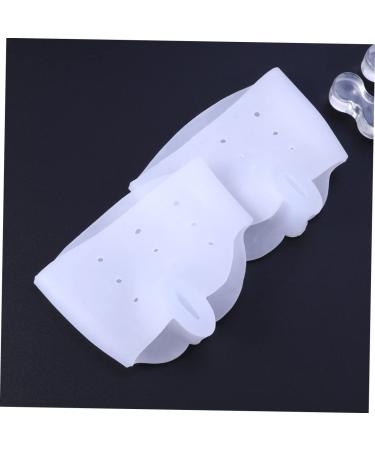 Healifty 2pcs Thumb Protector Hammer Set Shoe Insoles Rubber Toe Spacers Orthotics Toe Spreaders for Bunions Toe Separator Straightener Dilator Comber Foot Pads Divider White Men and Women - Buy Online on GoSupps.com