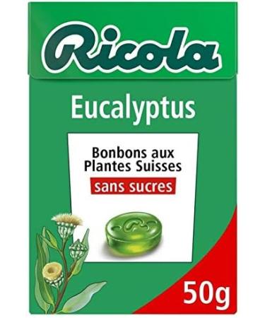 Ricola - Sugar-free Eucalyptus 50 g - Pack of 4 - Buy Online on GoSupps.com