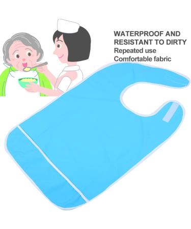 Buy Waterproof Oil-Repellent Adult Libs for Seniors | Reusable & Washable with Velcro Fastener - Blue 45x65 - Buy Online on GoSupps.com