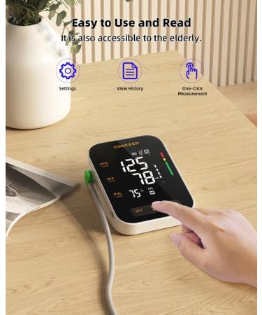 Automatic Blood Pressure Monitor X8 - Digital Upper Arm Machine for Home Use with Adjustable Cuff (8.7-16.5) & Large Backlit Display - Shop Internationally - Buy Online on GoSupps.com