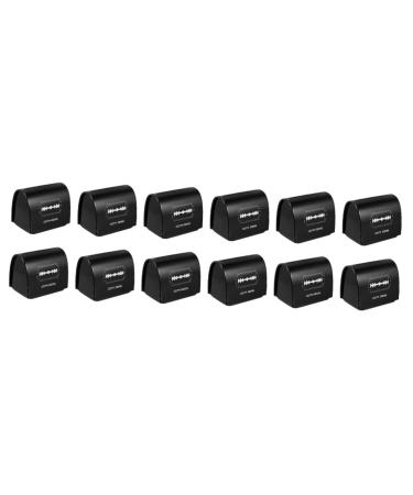 Angoily 12 STK Klinge Storage Box Friseurladen Storage Bank memory bench men's razor Razor blade Maquinilla de Afeitar Para Hombre iron collection box manual man