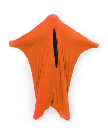 Zyuboeso sensory sox stretchy body socks full body wrap to reduce stress hyposensitivity Ideal for young girls with autism (color: orange size: XL/X-Large) XL/X-Large Orange