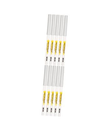FRCOLOR 10 Pcs White Lying Silkworm Pen White Eyeliner Liquid Heightening Hair Pad White Crayons Makeup Eyeliner Women Cosmetics Makeup Pen Matte Eyeliner Eyes Girl Abs Highlighter