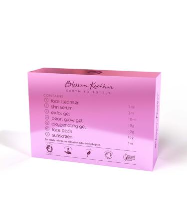 Aroma Magic Pearl Facial Kit - 7 Steps Skincare Set for Oily & Acne Prone Skin | Deep Cleansing Reduces Spots & Smoothens Skin | Single Use - Buy Online on GoSupps.com
