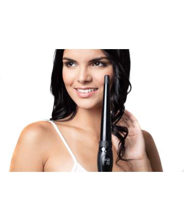 Buy Ceramic Tapered Curling Iron - 360 Swivel Clipless Lightweight - Fast Heat for Beautiful Curls | International Shipping - Buy Online on GoSupps.com