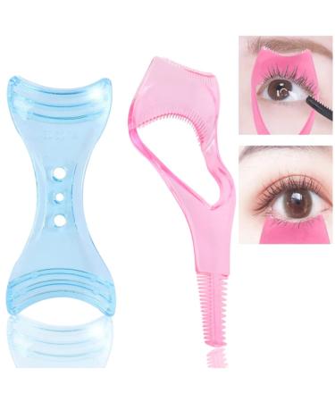 2 Pcs Ladies Eyeliner Template Mould Makeup Eyelash Tool Mascara Applicator Guide Mascara Protector Tool for Women Girls