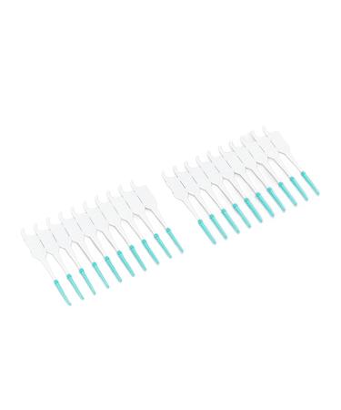 200pcs Soft Interdental Brushes - Silicone Head Dental Floss Toothpick with Case for Oral Care (Green) | International Shipping - Buy Online on GoSupps.com