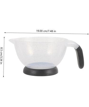 DOITOOL Mixing Bowls Tools Hair Dye Making Hair Dying Mixing Bowl Hair Dye Mixing Bowl with Handle Facial Hair Dye Bowl DIY Hair Dye Holder Bowl for Mixing Silica Gel Care Hair Color Brush - Buy Online on GoSupps.com