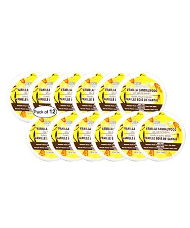 Odor Doctor Gel Air Freshener- Vanilla Sandalwood (340g) (Pack of 12)