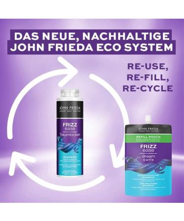 Guhl Ikebana John Frieda Dream Curls Shampoo Value size 500 ml Frizz Ease Series Hair type curly wavy unruly cupboard size - Buy Online on GoSupps.com