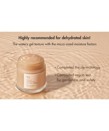 Dr.Ceuracle Vegan Kombucha Gel Cream | Cruelty Free Korean Skin Care with 79% Kombucha Tea Extract | Moisturizing and Detoxifying Formula - Buy Online on GoSupps.com