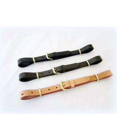 PS Horse Articles Gold Edition Universal Chin Strap or Noseband Size Adjustable Black