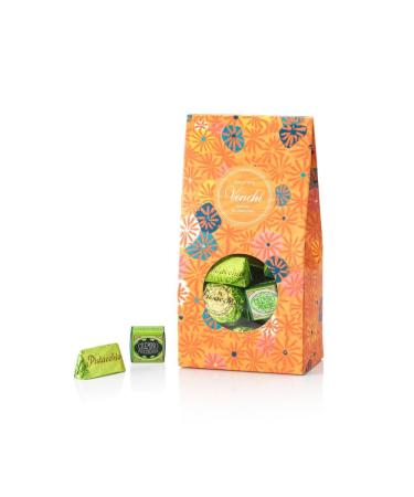 Venchi Coffret Cadeau Murrine avec Chocolats au Pistache Assortis Chocolat Blanc 303 g Sans Gluten Sans Colorants ni Conservateurs Id e Cadeau