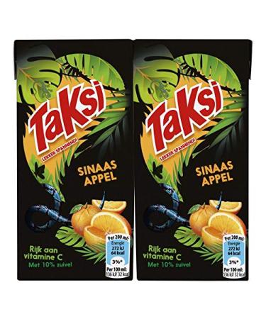 Taksi Taksi Sinaasappel Orange Drink Multipack 10 x 200 ml