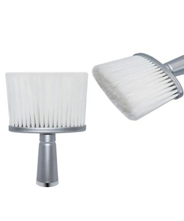 DRESSOOS Nylon Neck Duster Brush Cleaning Brush 1pc Neck Brush Hair Cutting Brush Barber Duster Hairdressing Duster Soft Fur Hair Neck Brush
