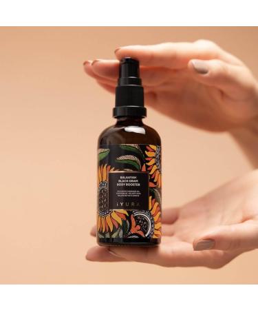 iYURA Balaayah Black Gram Body Booster | Natural Body Oil for Crepey Mature Skin | Firms the look of Sagging Skin on the Arms & Legs | Long-Lasting Intense Moisturization | 3.38 fl oz (100 ml) - Buy Online on GoSupps.com